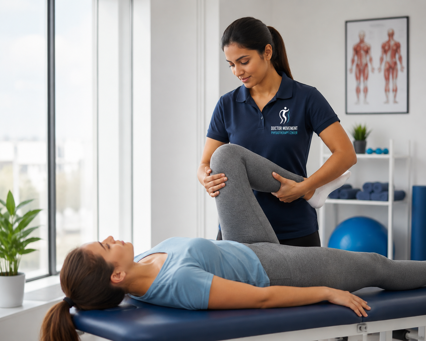 Physiotherapy session at Doctor Movement Clinic